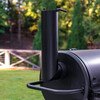 Char-Griller 8250 Grand Champ Offset Smoker & Grill, Black
