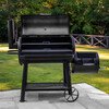 Char-Griller 8250 Grand Champ Offset Smoker & Grill, Black
