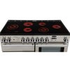 Rangemaster PROP110ECSS/C 110cm Ceramic Range Cooker Professional Plus Stainless Steel / Chrome, A Rated