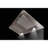 Rangemaster REXT720 Canopy Cooker Hood Stainless Steel, D Rated