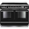 Falcon 1092 Continental Black Chrome 110cm Induction Range Cooker, A Rated