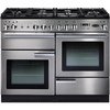 Rangemaster PROP110DFFSS/C 110cm Dual Fuel Range Cooker Professional Plus Stainless Steel / Chrome, A Rated
