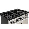 Rangemaster PROP90DFFSS/C 90cm Dual Fuel Range Cooker Professional Plus Stainless Steel / Chrome, A Rated