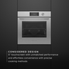 Fisher & Paykel OB60SACPTDX5 Built-In Electric Single Oven with Pyrolytic Cleaning, Silver, A+ Rated