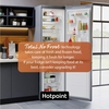 Indesit INC18T112UK Total No Frost Integrated Fridge Freezer, Sliding Hinge, 70/30, E Rated