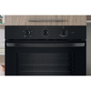 Indesit IO 232H B UK Built-In Electric Single Oven, Black, A Rated