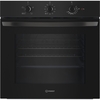 Indesit IO 232H B UK Built-In Electric Single Oven, Black, A Rated