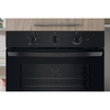 Indesit IO 233 B UK Built-In Electric Single Oven, Black, A Rated