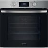 Indesit IO 278P1 X UK Built-In Electric Single Oven with Pyrolytic Cleaning, Stainless Steel, A++ Rated