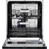 Indesit IN2IE13CNO8UK Fully Integrated Dishwasher, 13 Place Settings, E Rated