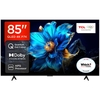 TCL 85P7K-UK 85" QLED Smart Television, 4K Ultra HD, Black, F Rated