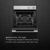 Fisher & Paykel OB60SACPGX5 Built-In Electric Single Oven with Pyrolytic Cleaning, Silver, A Rated