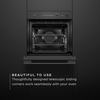 Fisher & Paykel OB60SACPGB5 Built-In Electric Single Oven with Pyrolytic Cleaning, Black, A Rated