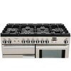Rangemaster PROP110NGFSS/C 110cm Gas Range Cooker Professional Plus Stainless Steel / Chrome, A Rated