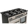 Rangemaster PROP110NGFSS/C 110cm Gas Range Cooker Professional Plus Stainless Steel / Chrome, A Rated