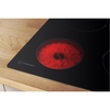 Indesit RI161C 58cm Ceramic Hob, Black
