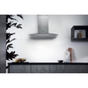 Hotpoint PHGC6.4FLMX 60cm Chimney Cooker Hood, Stainless Steel, D Rated