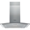 Hotpoint PHGC6.4FLMX 60cm Chimney Cooker Hood, Stainless Steel, D Rated