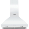 Hotpoint PHPC6.5FLMX 60cm Chimney Cooker Hood, White, D Rated