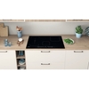 Indesit IB21B77NE 77cm Induction Hob, Black