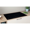Indesit IB21B77NE 77cm Induction Hob, Black
