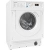 Indesit BIWMIL71252UKN Integrated Washing Machine, 7kg, 1200 Spin, White, E Rated