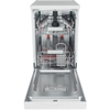 Hotpoint HSFO3T223WUK Slimline Dishwasher, 10 Place Settings, White, E Rated