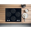 Hotpoint HGS61SBK 60cm 4 Burner Gas Hob, Black