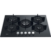Hotpoint HGS72SBK 73cm 5 Burner Gas Hob, Black