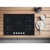 Hotpoint HGS72SBK 73cm 5 Burner Gas Hob, Black