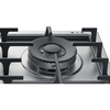 Hotpoint PPH60GDFIXUK 59cm 4 Burner Gas Hob, Silver