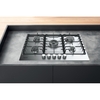 Hotpoint PPH 75P DF IX UK 73cm 5 Burner Gas Hob, Silver