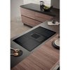 Hotpoint PVH 92 B K/F KIT 83cm Vented Hob, Black, A Rated