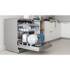 Indesit D2FHK26SUK Dishwasher, 14 Place Settings, Silver, E Rated