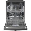 Indesit D2FHK26BUK Dishwasher, 14 Place Settings, Black, E Rated