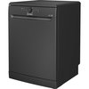 Indesit D2FHK26BUK Dishwasher, 14 Place Settings, Black, E Rated