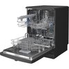 Indesit D2FHK26BUK Dishwasher, 14 Place Settings, Black, E Rated