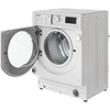 Hotpoint BIWDHG861485UK Integrated Washer Dryer, 8kg/6kg, 1400 Spin, White, D Rated