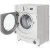 Indesit BIWDIL861485UK Integrated Washer Dryer, 8kg/6kg, 1400 Spin, White, D Rated
