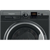 Hotpoint NSWM 846 BS UK Washing Machine, 8kg, 1400 Spin, Black, A Rated