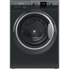 Hotpoint NSWM 846 BS UK Washing Machine, 8kg, 1400 Spin, Black, A Rated