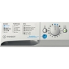 Indesit BDE 96436 SV UK Washer Dryer, 9kg/6kg, 1400 Spin, Silver, D Rated
