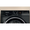 Hotpoint NSWM 1046 BS UK Washing Machine, 10kg, 1400 Spin, Black, A Rated