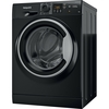 Hotpoint NSWM 1046 BS UK Washing Machine, 10kg, 1400 Spin, Black, A Rated