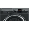 Hotpoint NSWM 1046 BS UK Washing Machine, 10kg, 1400 Spin, Black, A Rated