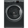 Hotpoint NSWM 1046 BS UK Washing Machine, 10kg, 1400 Spin, Black, A Rated