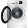 Hotpoint NSWE846WSUK Washing Machine, 8kg, 1300 Spin, White, A Rated