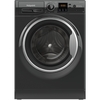 Hotpoint NSWM 946 BS UK Washing Machine, 9kg, 1400 Spin, Black, A Rated