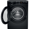 Hotpoint NSWF946BSUK Washing Machine, 9kg, 1400 Spin, Black, A Rated