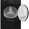 Indesit C YD C82 BBGL UK Condenser Tumble Dryer, 8kg, Black, B Rated